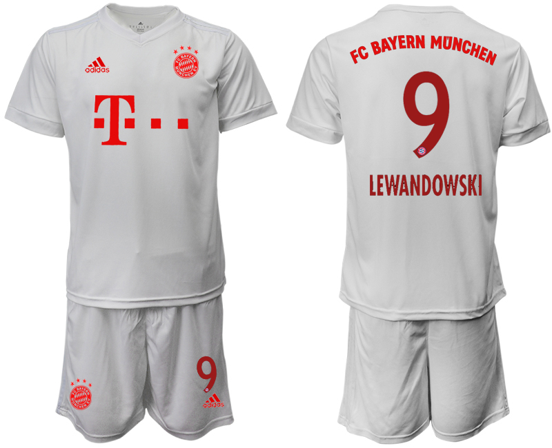 Men 2020-2021 club Bayern Munich away #9 white goalkeeper Soccer Jerseys